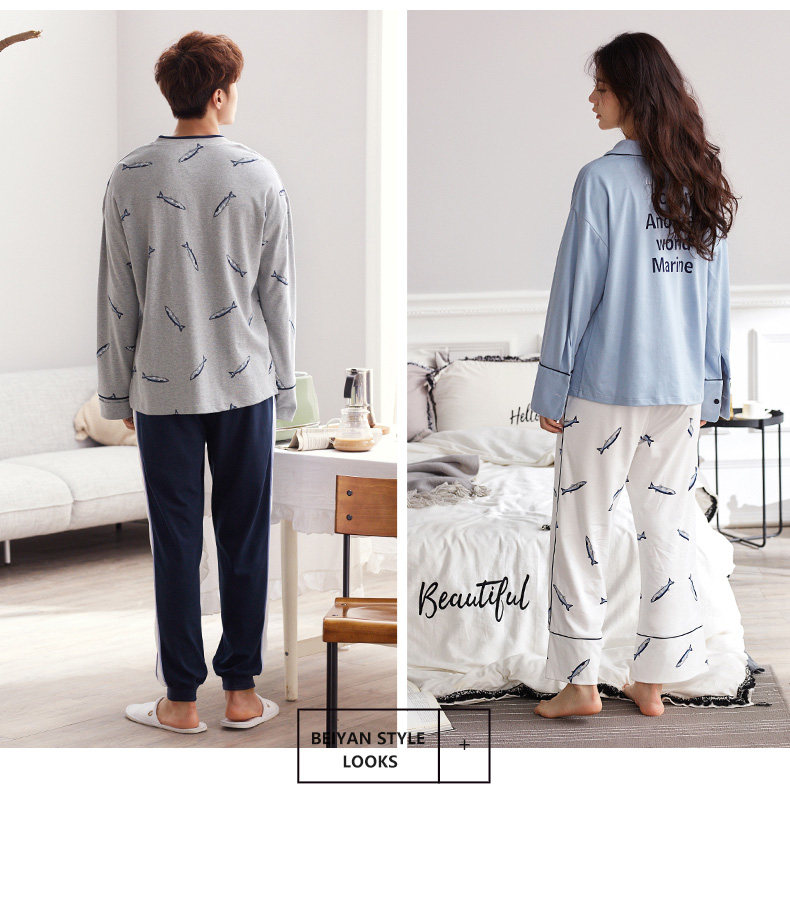 Pyjama mixte en Coton à manches longues - Ref 3005174 Image 20