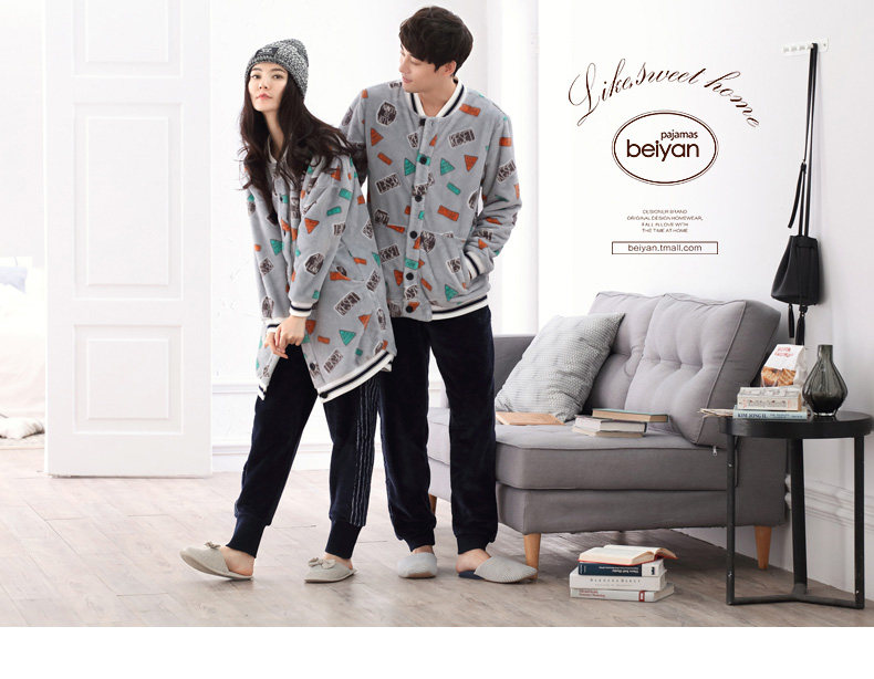 Pyjama mixte en Polyester Polyester  à manches longues - Ref 3005214 Image 6