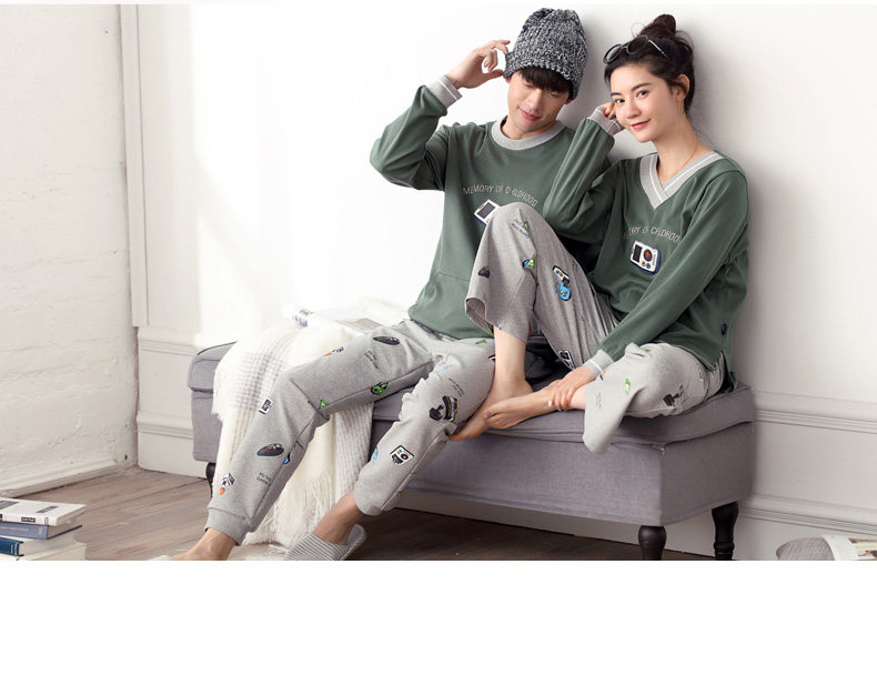 Pyjama mixte en Coton à manches longues - Ref 3005167 Image 9