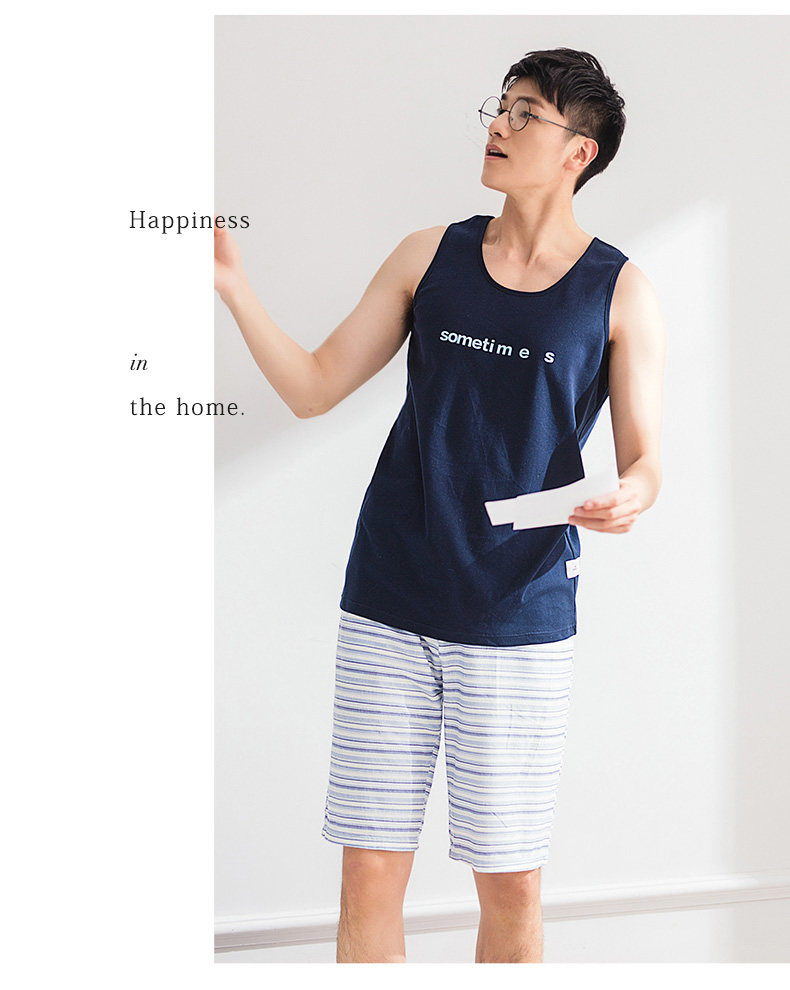 Pyjama mixte en Coton à sans manches - Ref 3005172 Image 18