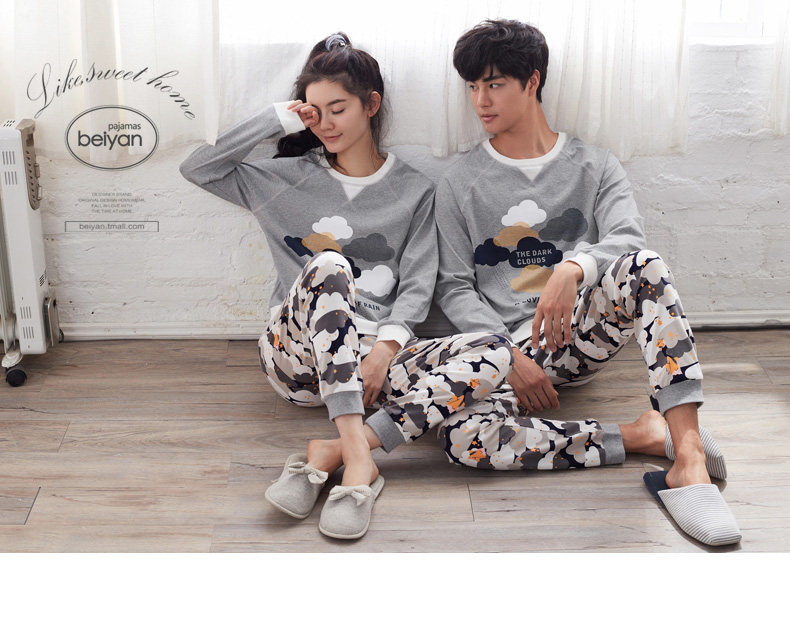 Pyjama mixte en Coton à manches longues - Ref 3005074 Image 6