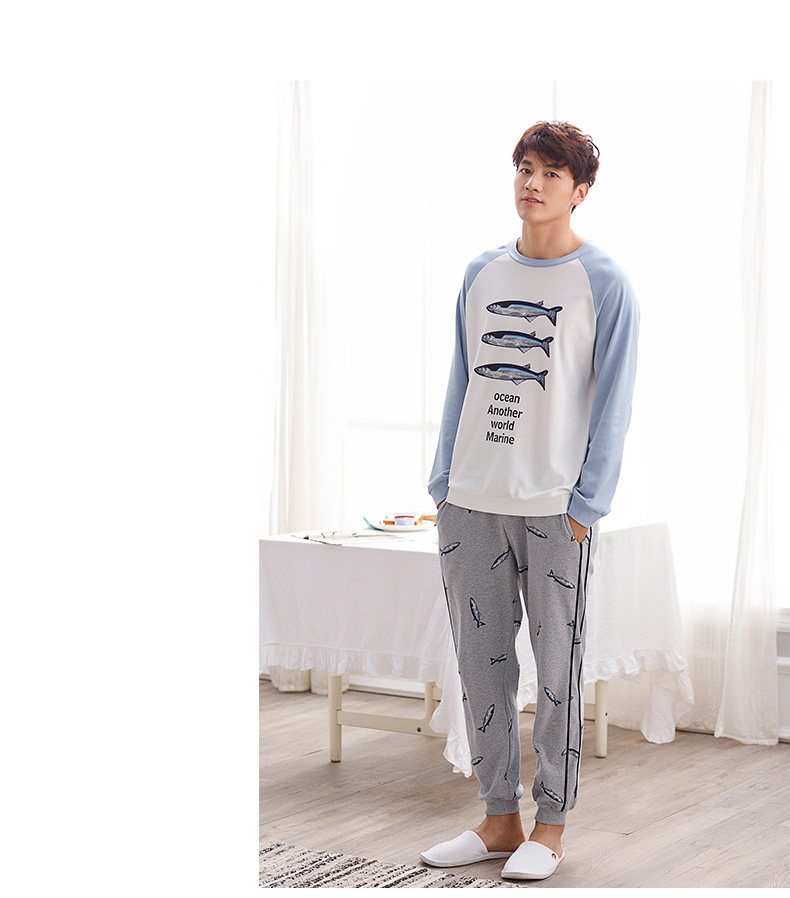 Pyjama mixte en Coton à manches longues - Ref 3005230 Image 19