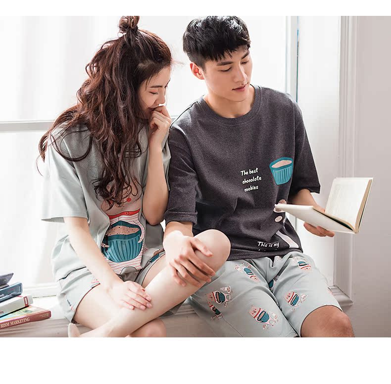 Pyjama mixte en Coton à manche courte - Ref 3005202 Image 9