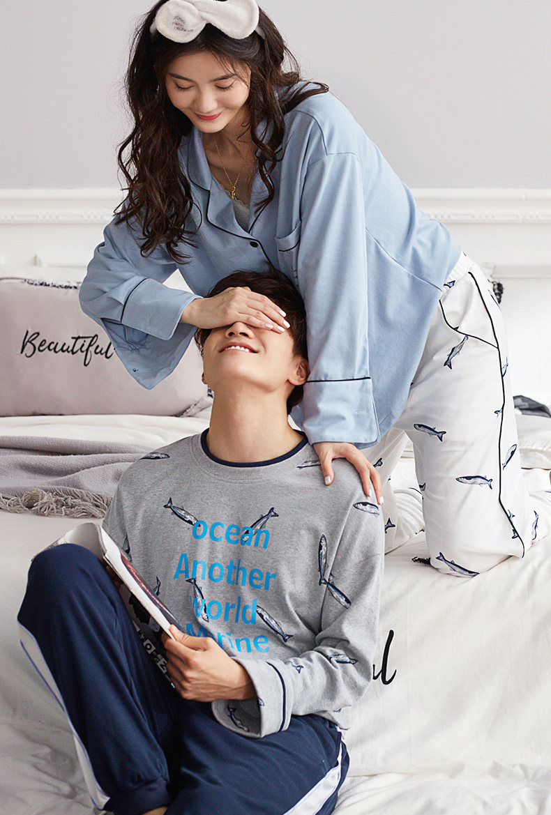 Pyjama mixte en Coton à manches longues - Ref 3005174 Image 13