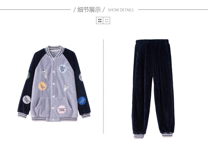 Pyjama mixte en Polyester Polyester  à manches longues - Ref 3005207 Image 17