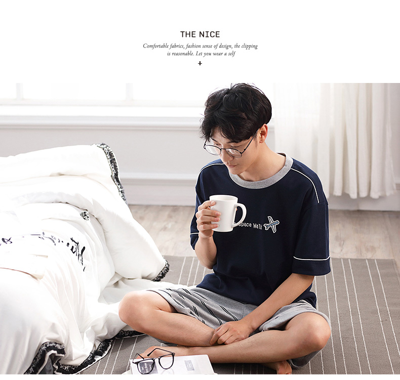 Pyjama mixte en Coton à manche courte - Ref 3005173 Image 19