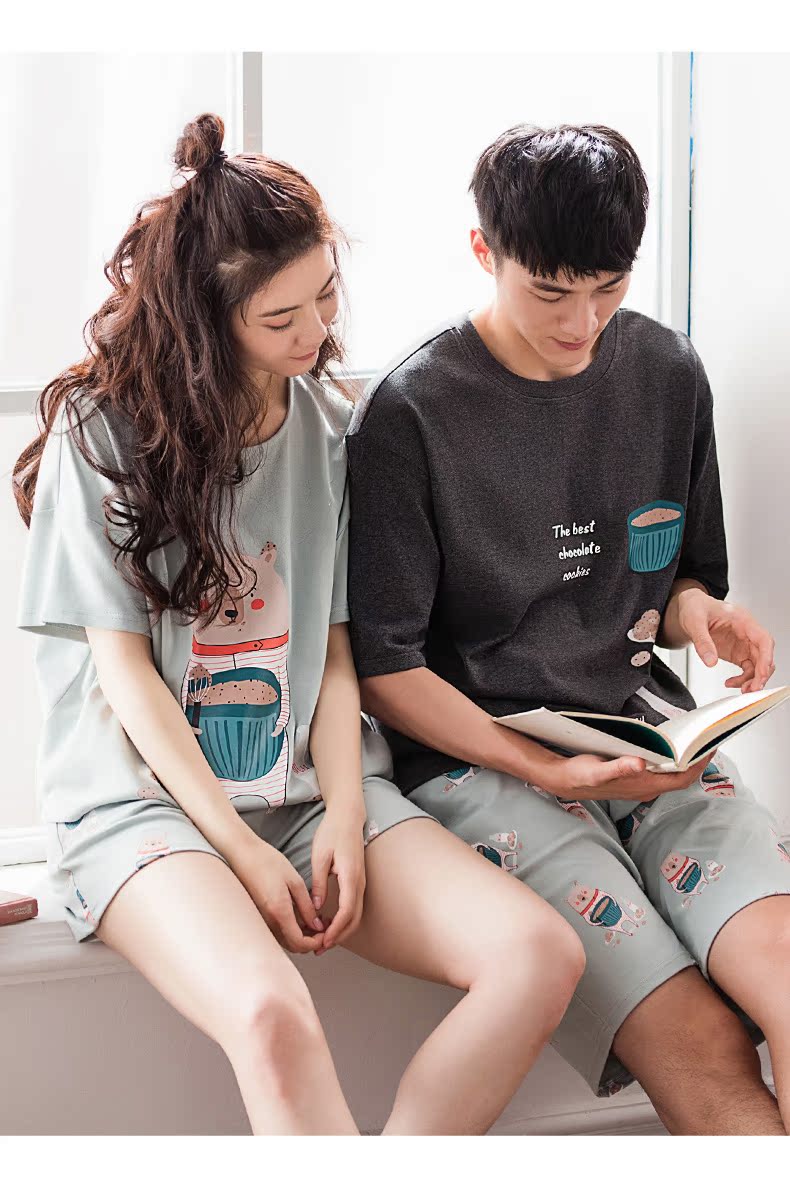 Pyjama mixte en Coton à manche courte - Ref 3005202 Image 11