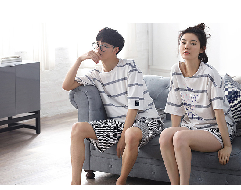 Pyjama mixte en Coton à manche courte - Ref 3005110 Image 12