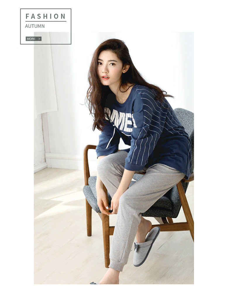 Pyjama mixte en Coton à manches longues - Ref 3005231 Image 7