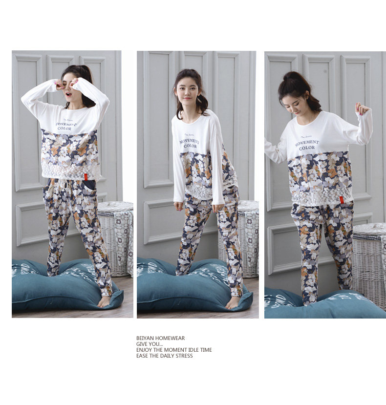 Pyjama mixte en Coton à manches longues - Ref 3005079 Image 13