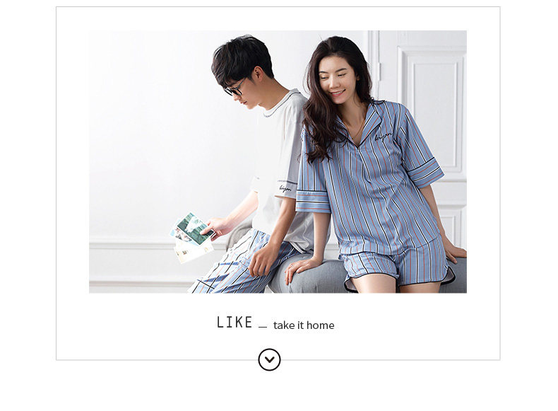 Pyjama mixte en Coton à manchon moyen - Ref 3005109 Image 19