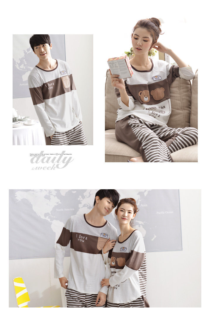 Pyjama mixte en Coton à manches longues - Ref 3005149 Image 9