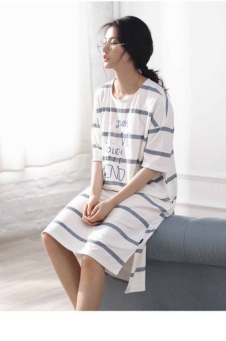 Pyjama mixte en Coton à manchon moyen - Ref 3005234 Image 11