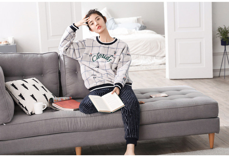 Pyjama mixte en Polyester Polyester  à manches longues - Ref 3005073 Image 12