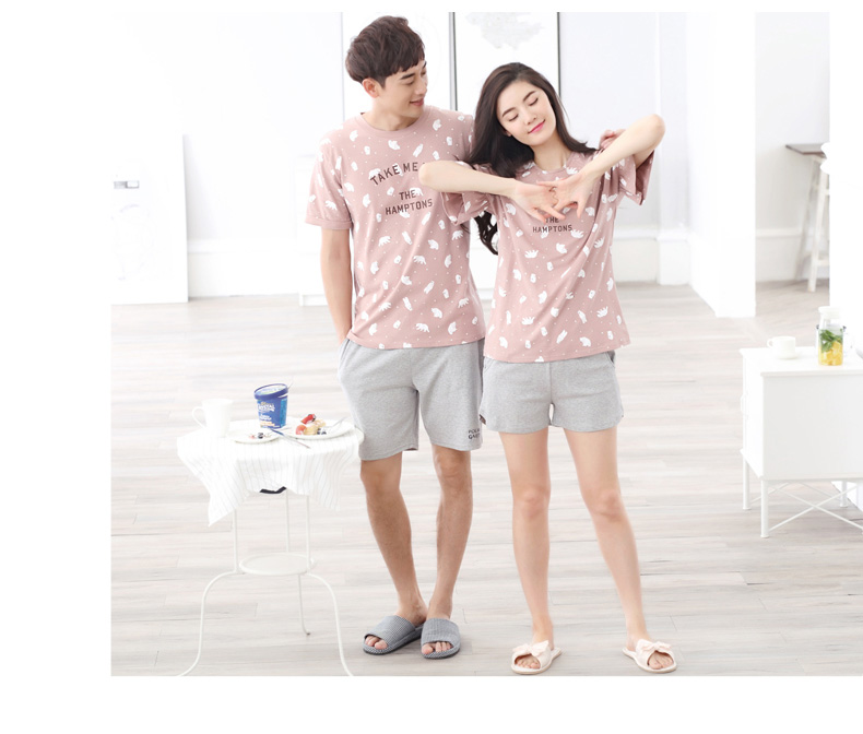 Pyjama mixte en Coton à manche courte - Ref 3005213 Image 38