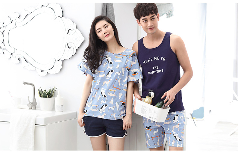 Pyjama mixte en Coton à manche courte - Ref 3005101 Image 23