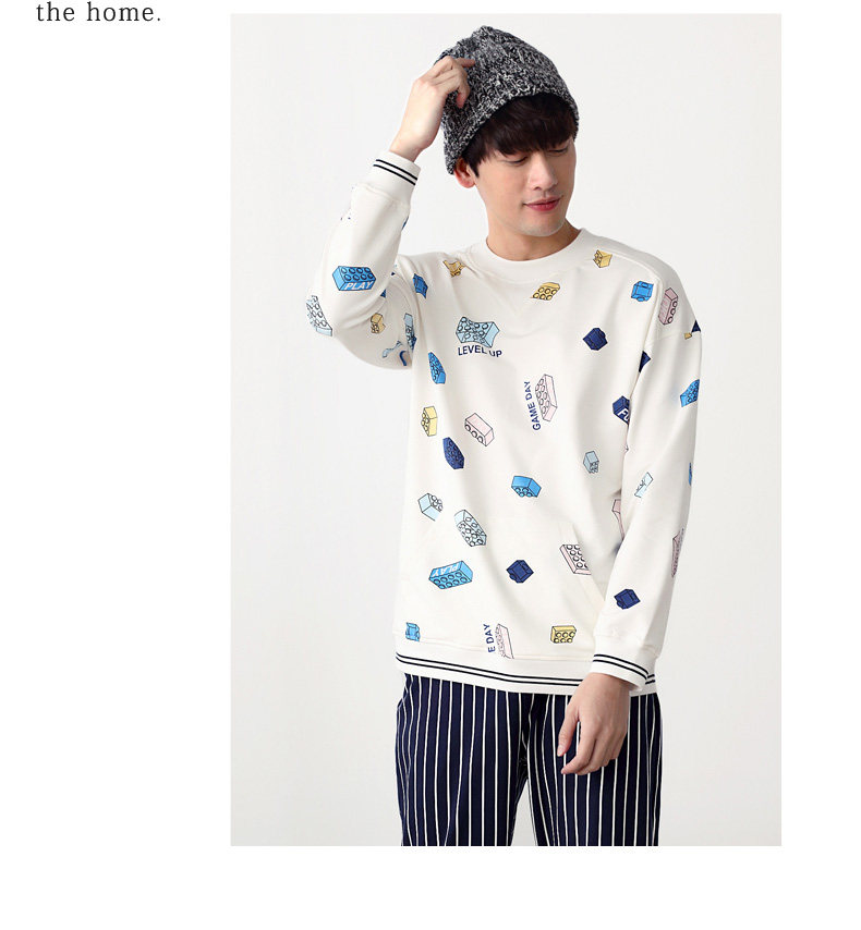 Pyjama mixte en Coton à manches longues - Ref 3005248 Image 11