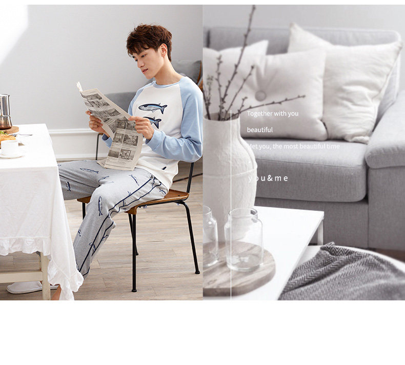 Pyjama mixte en Coton à manches longues - Ref 3005230 Image 8