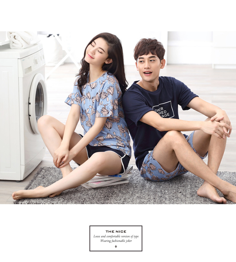 Pyjama mixte en Coton à manche courte - Ref 3005101 Image 12