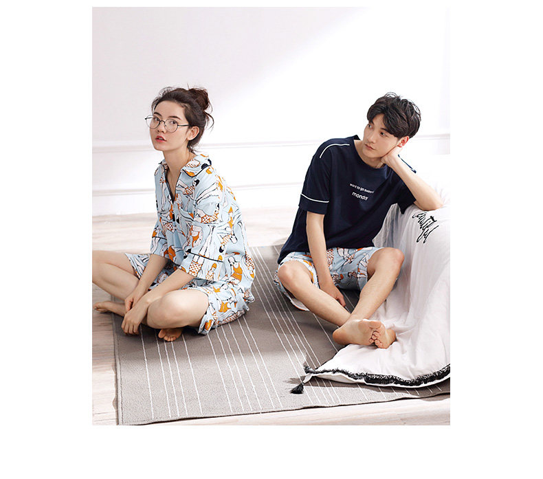 Pyjama mixte en Coton à manchon moyen - Ref 3005186 Image 19