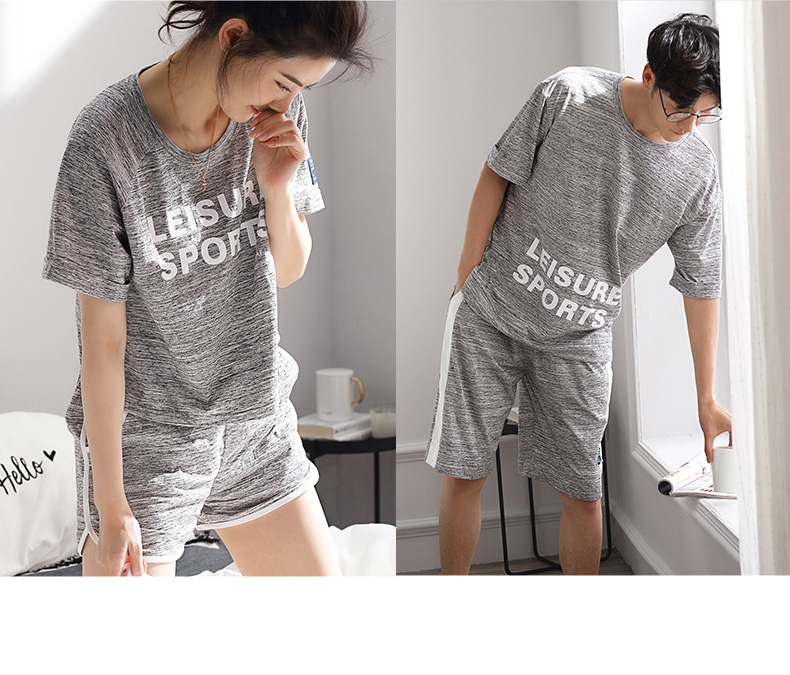 Pyjama mixte en Coton à manche courte - Ref 3005106 Image 17