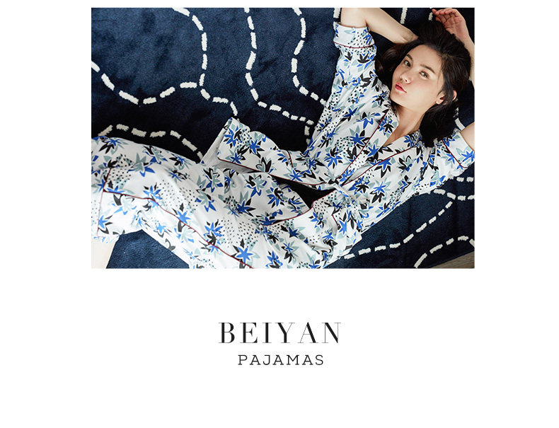 Pyjama pour femme en Coton à manches - Ref 2993192 Image 8