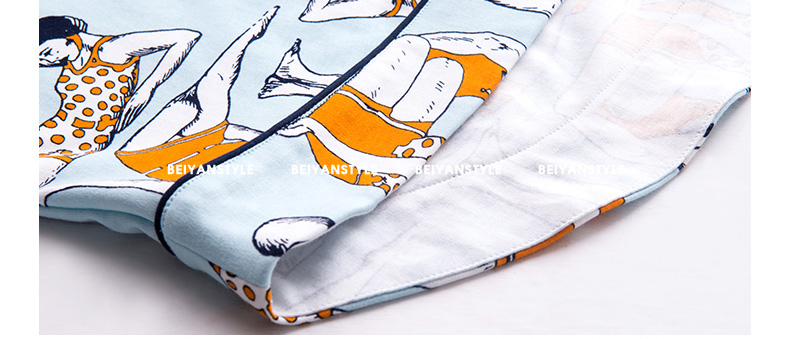 Pyjama mixte en Coton à manche courte - Ref 3005158 Image 26