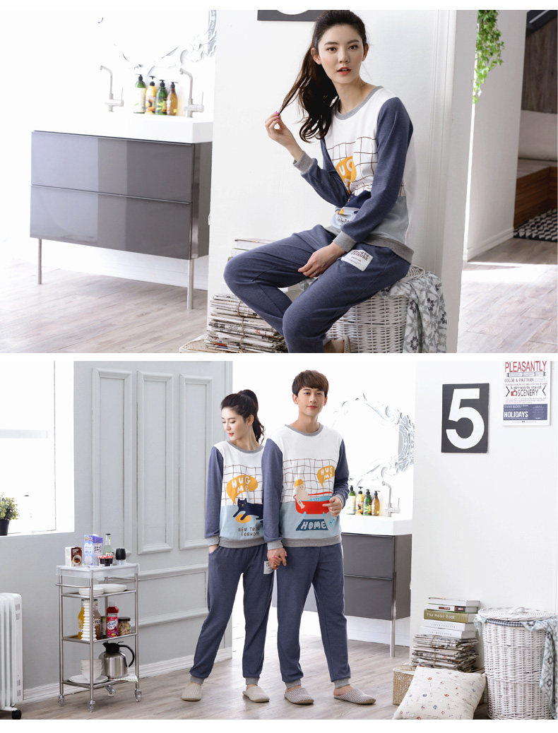 Pyjama mixte en Coton à manches longues - Ref 3005122 Image 8