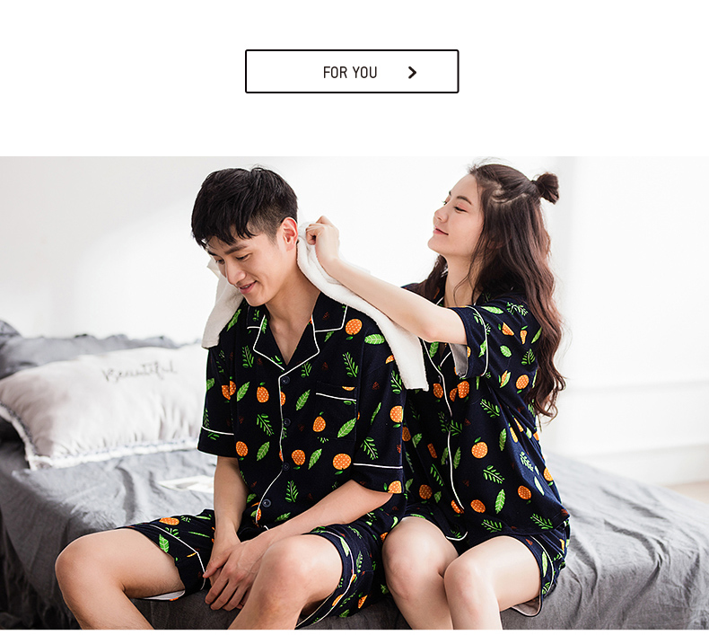 Pyjama mixte en Coton à manche courte - Ref 3005244 Image 8