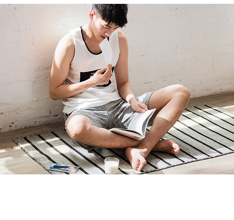 Pyjama mixte en Coton à sans manches - Ref 3005216 Image 15