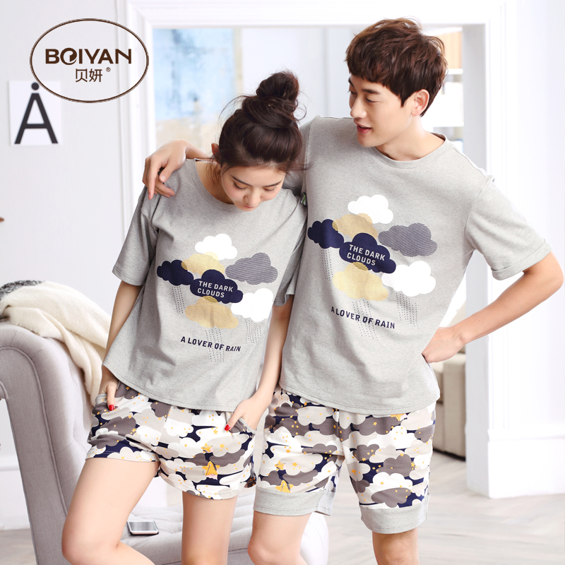 Pyjama mixte en Coton à manche courte - Ref 3005108 Image 5