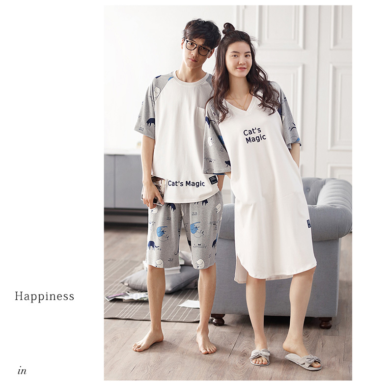 Pyjama mixte en Coton à manche courte - Ref 3005190 Image 10