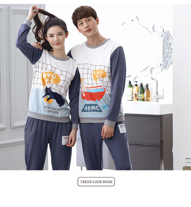 Pyjama mixte en Coton à manches longues - Ref 3005122 Image 7