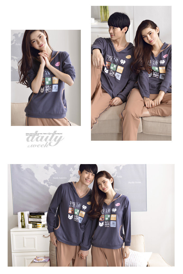 Pyjama mixte en Coton à manches longues - Ref 3005072 Image 9