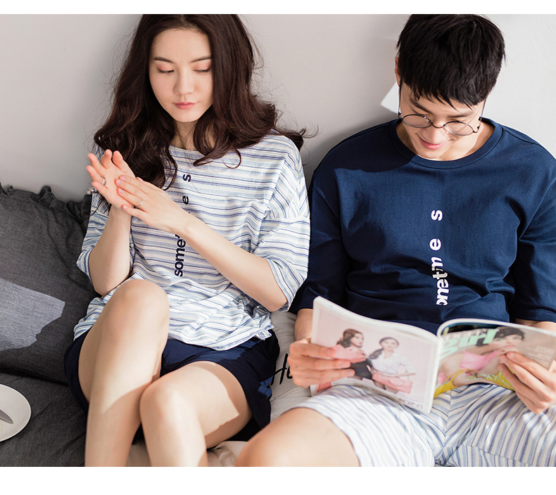 Pyjama mixte en Coton à manche courte - Ref 3005085 Image 17