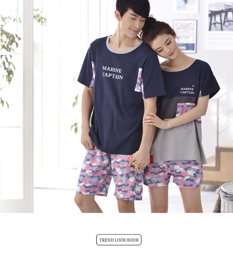 Pyjama mixte en Coton à manche courte - Ref 3005118 Image 6