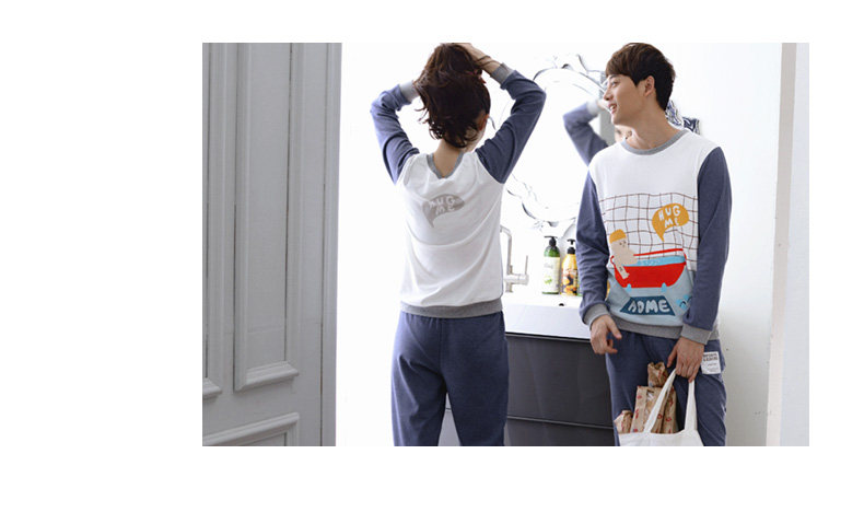 Pyjama mixte en Coton à manches longues - Ref 3005122 Image 10