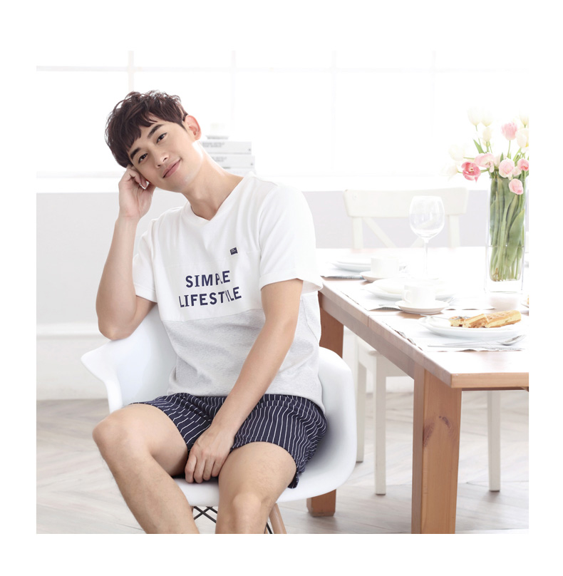 Pyjama mixte en Coton à manche courte - Ref 3005193 Image 47