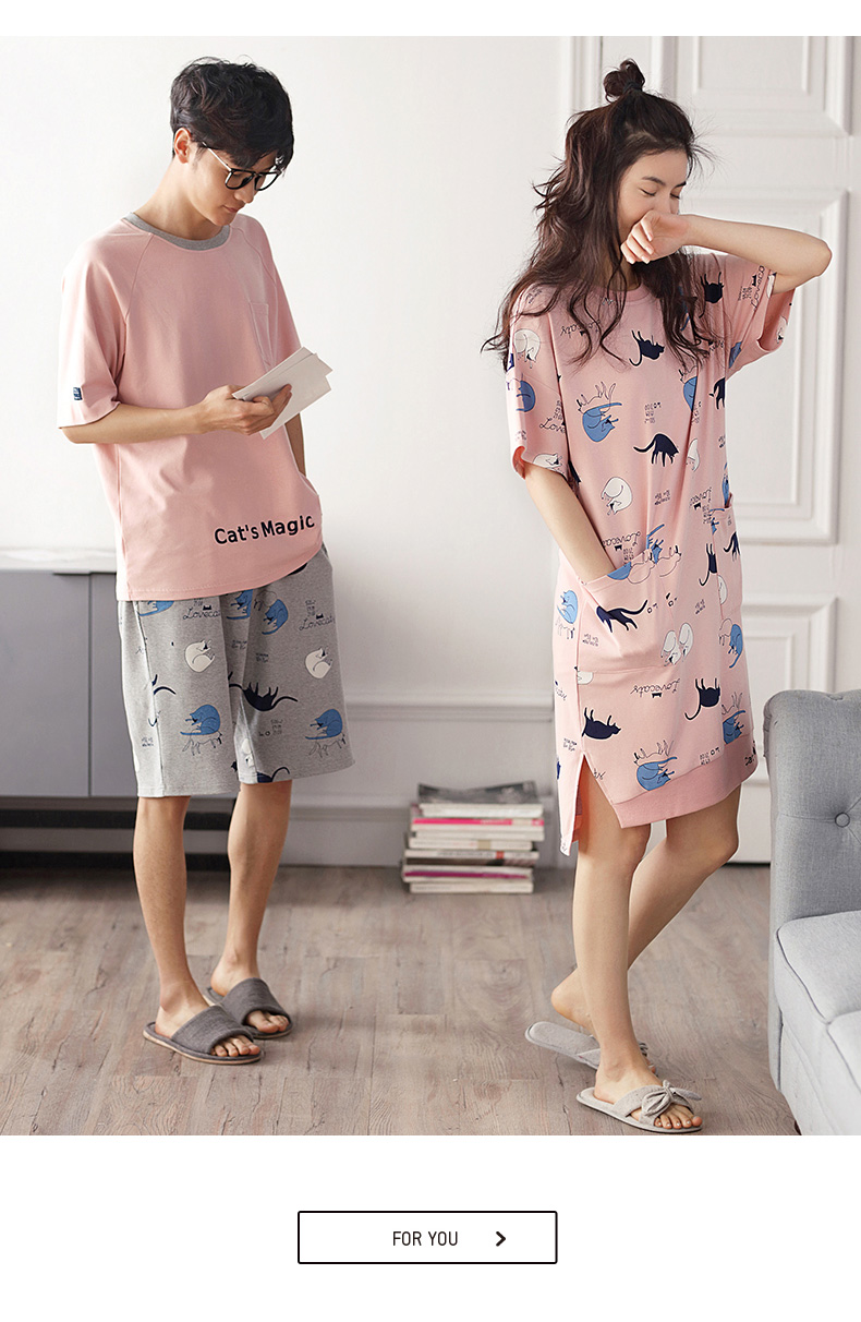 Pyjama mixte en Coton à manche courte - Ref 3005195 Image 11