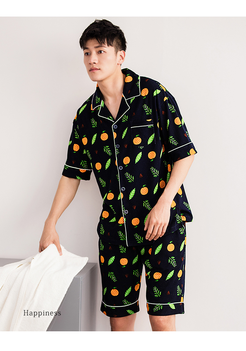 Pyjama mixte en Coton à manche courte - Ref 3005244 Image 12