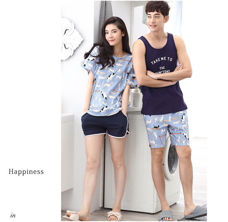 Pyjama mixte en Coton à manche courte - Ref 3005101 Image 25