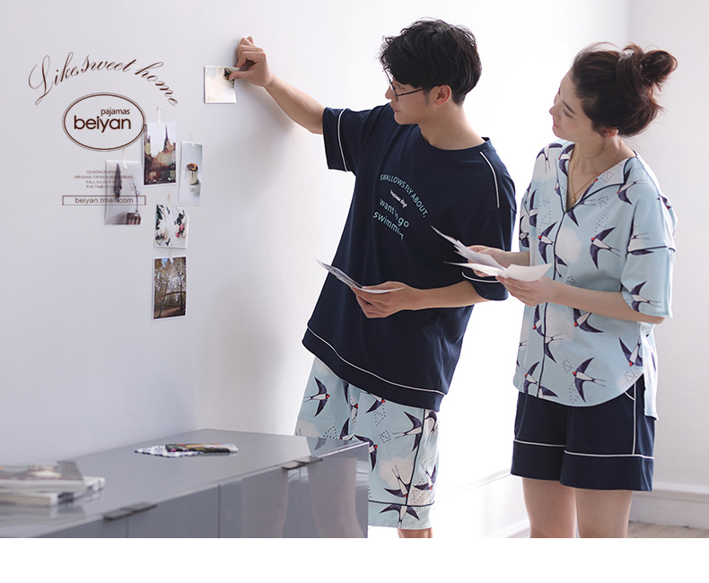 Pyjama mixte en Coton à manche courte - Ref 3005163 Image 7