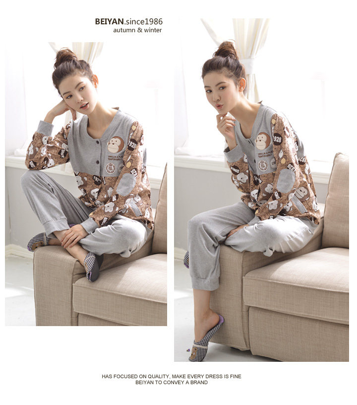 Pyjama mixte en Coton à manches longues - Ref 3005169 Image 8