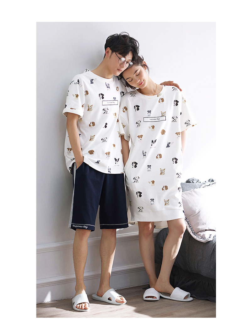 Pyjama mixte en Coton à manche courte - Ref 3005093 Image 12