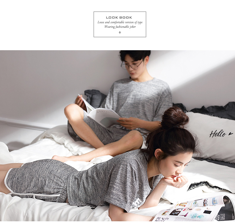 Pyjama mixte en Coton à manche courte - Ref 3005106 Image 14