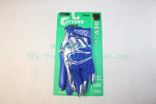 Spot Găng tay bóng đá thiếu niên Mỹ Máy cắt hoàn toàn mới Thời thơ ấu chống trượt NFL Play60 - bóng bầu dục Rugby và bóng bầu dục