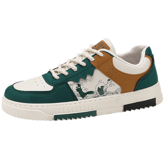 大码鞋子2024年夏季皮面男士潮鞋学生帆布鞋百搭休闲鞋平底板鞋男