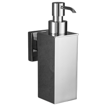 Brass soap dispenser wall-mounted hole-free hotel shower gel box kitchen hand soap dispenser