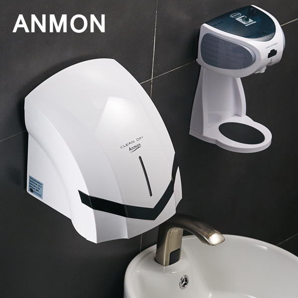 Máy sấy tay Anmon máy sấy cảm ứng hoàn toàn tự động máy sấy tay phòng tắm thương mại điện thoại di động máy sấy tay gia đình thông minh kích thước máy sấy tay