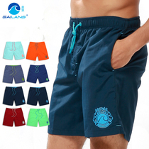 Gay Langxia mens beach pants mens quick-drying loose size thin soft cold elastic band swimming shorts